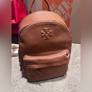 Tory Burch Thea pebbled large backpack